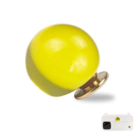 Pursecase Ornament - Transparent Yellow bead - FABULOVE