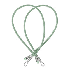 Adjustable Lurex Crossbody Strap With Tiny Bulb - Mint Green