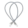 Iridescent iridescent BlingBling crossbody strap with Tiny Bulb reflector