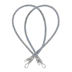 Adjustable Lurex Crossbody Strap With Tiny Bulb - Iridescent