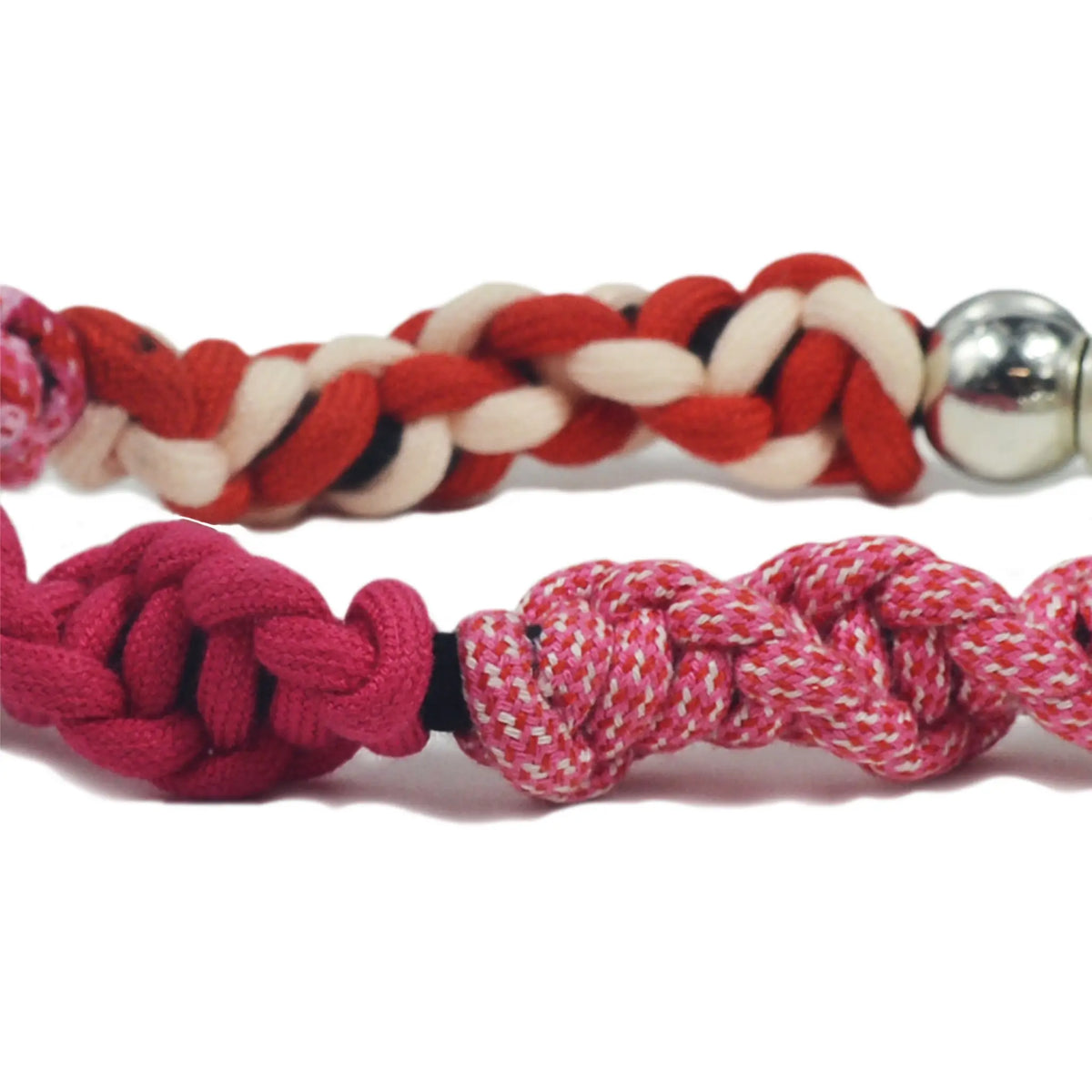 Close-up detail of hand-braided texture on Rhea TENCEL™ strap