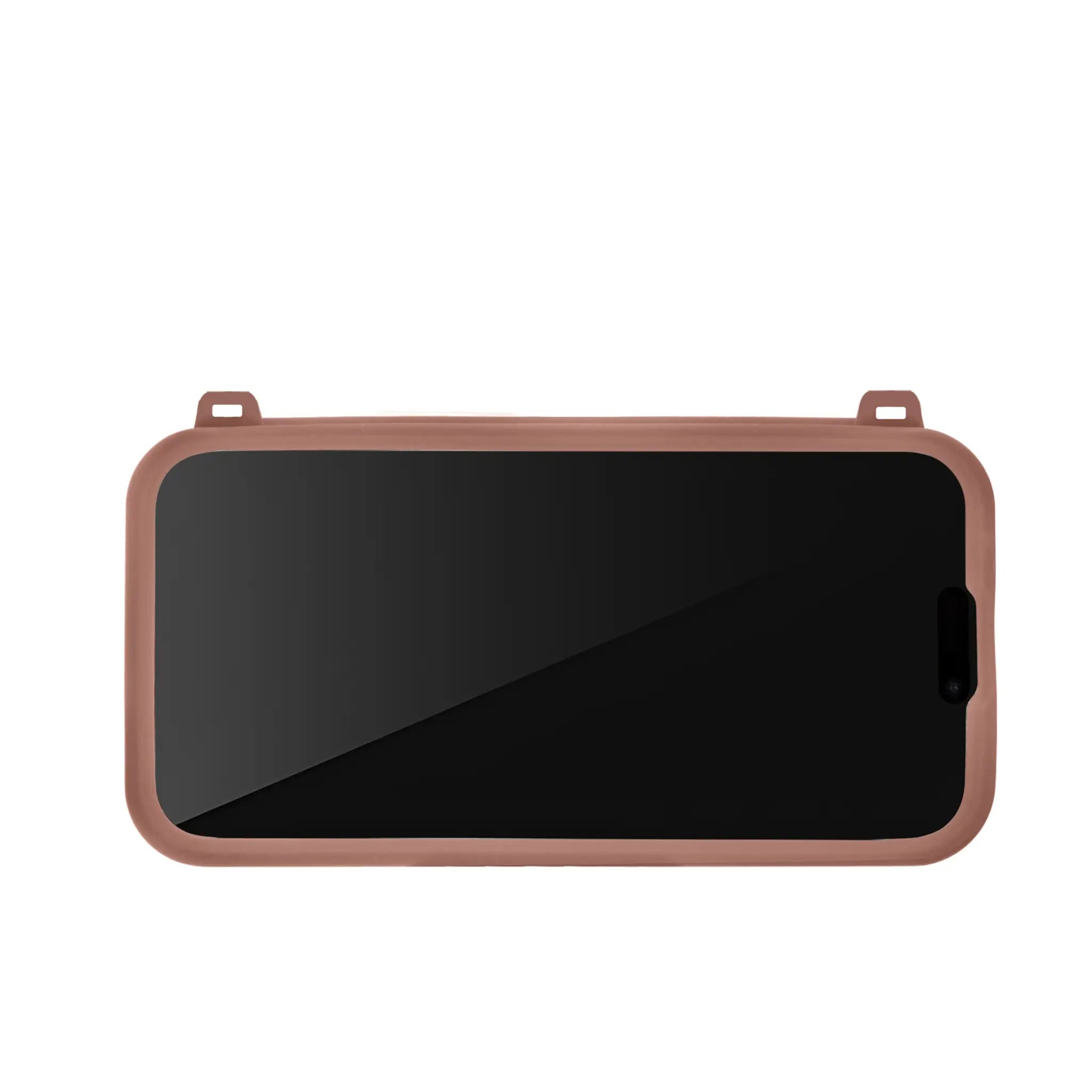 Purse Case: iPhone 13/14/15, Recycled Silicone, Burlwood | AURA