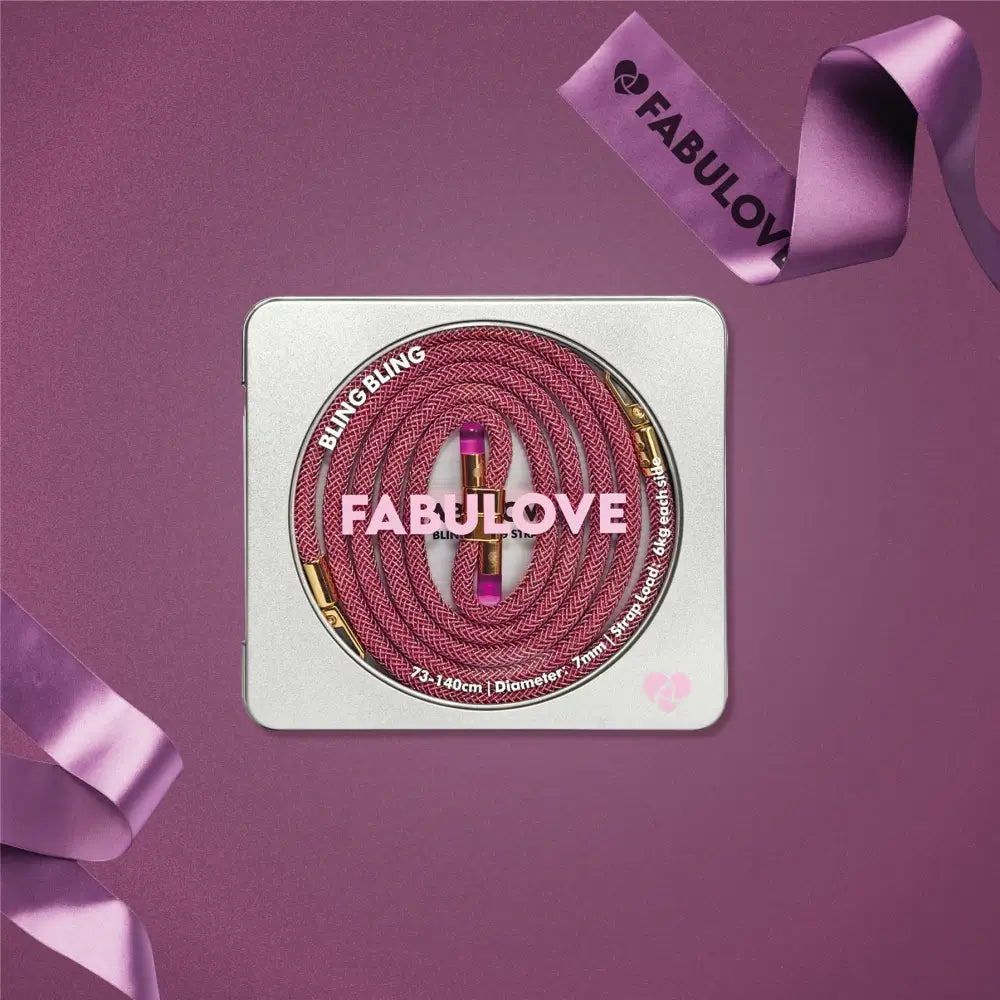 Christmas Special: Adjustable Lurex Crossbody Strap With Tiny Bulb - Scarlet