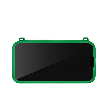 Purse Case: iPhone 13/14/15, Recycled Silicone, Forest | AURA