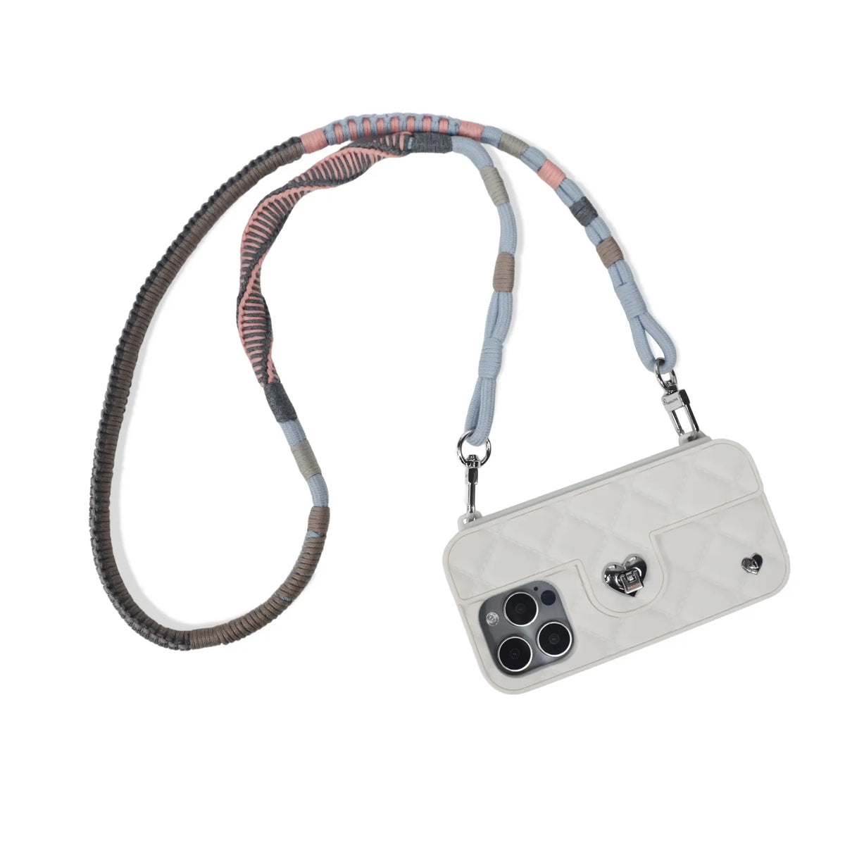 Hand-Braided TENCEL™ Crossbody Strap - Mist Concerto