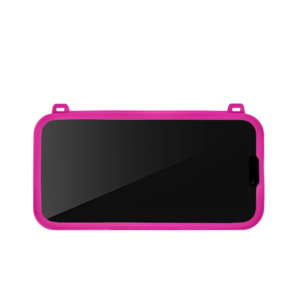 Purse Case: iPhone 13/14/15, Recycled Silicone, Hot Pink | AURA