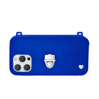 Purse Case: iPhone 13/14/15, Recycled Silicone, Royal | AURA