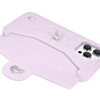 Purse Case: Card Compartment, iPhone 13-15, Lilac | SOL