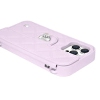 Purse Case: Card Compartment, iPhone 13-15, Lilac | SOL